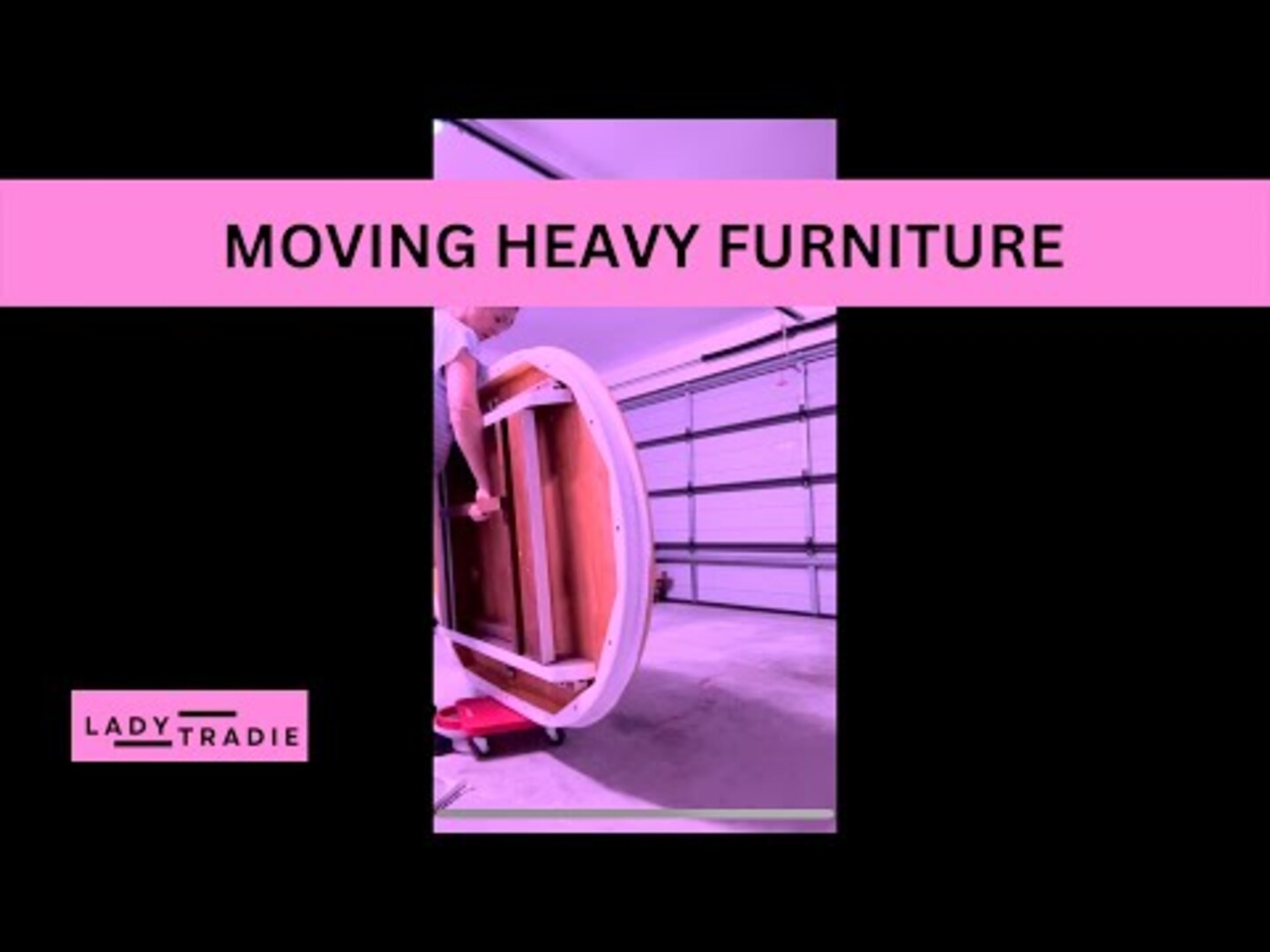 Woman Uses Scooter Board to Move Heavy Furnitures Jukin Licensing